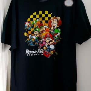 Nintendo Super Mario go kart shirt